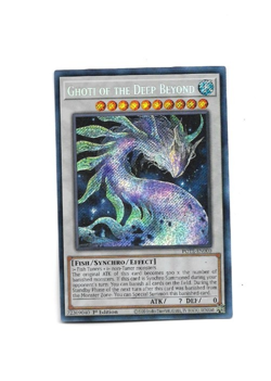 Yugioh Yu-Gi-Oh! Ghoti of the Deep Beyond POTE-EN000 1st edition Secret Rare NM - Image 1