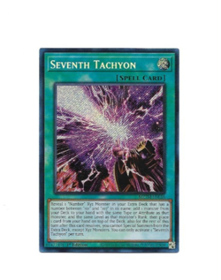 Yugioh Yu-Gi-Oh! Seventh Tachyon MZTM-EN016 1st edition Secret Rare NM - Image 1