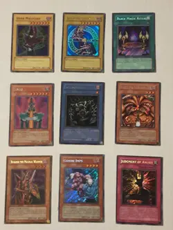 Yugioh TCG Lot Of 9 Cards Collection Old School Vintage Rare Holo 1st Edition - Image 1