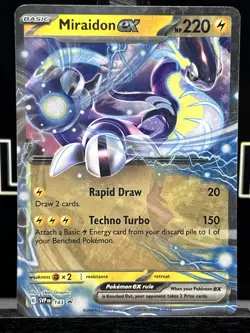 Pokemon TCG Cards Miraidon ex SVP143 Black Star Promo Holo NM - Image 3