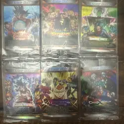 Dragon Ball Masters Prismatic Clash Energy Marker 6 Card Lot - Image 1