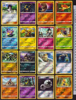 870 US English Pokemon TCG Card Lot Holos Rares Promos Uncommons Commons +6 WotC - Image 3