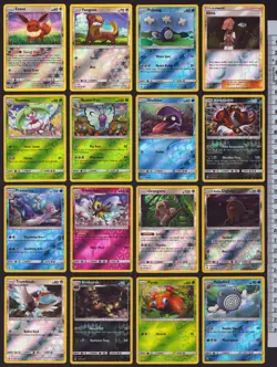 870 US English Pokemon TCG Card Lot Holos Rares Promos Uncommons Commons +6 WotC - Image 4