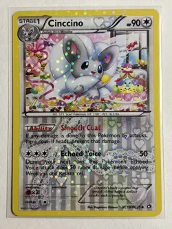 Cinccino RC19/RC25 Legendary Treasures Radiant Collection Pokemon Card - Image 1