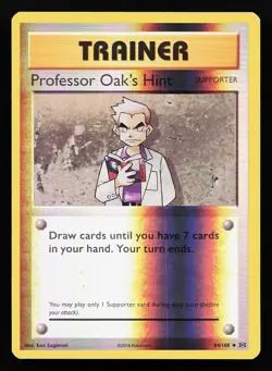 Professor Oak's Hint 84/108 Reverse Holo XY Evolutions Pokemon Card - Image 1