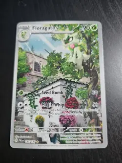 Pokemon TCG Floragato Scarlet & Violet Paldea Evolved Holo Card 197/193 Full Art - Image 1