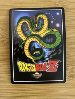 DBZ Dragon Ball Z TCG Card Panini Premiere U76 Black Delay PRINT 4 Holo Foil - Image 2