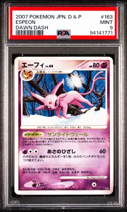Espeon DPBP#163 Pokemom Card Dawn Dash Japanese PSA 9 Mint - Image 1