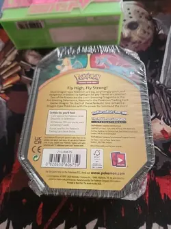 Pokemon TCG Salamence Dragons Tin & 10 Mini 3-Card Booster Packs New Sealed - Image 2