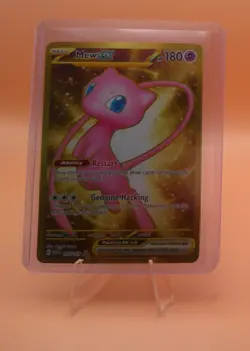 Pokemon Mew EX TCG Hyper Rare Holo Card 205/165 Scarlet & Violet 151 - Image 1