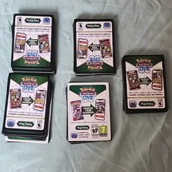 pokemon tcg live code cards Lot 125 - Image 1