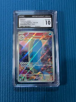CGC 10 Gem Mint Wailord 162/159 Illustration Rare Journey Together Pokemon Card - Image 1