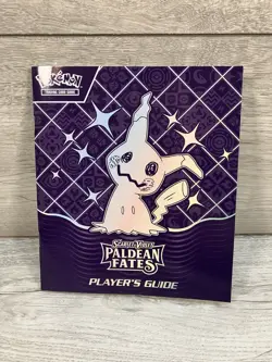 Paldean Fates Player's Guide Booklet Pokemon TGC Elite Trainer Box ETB Card List - Image 1