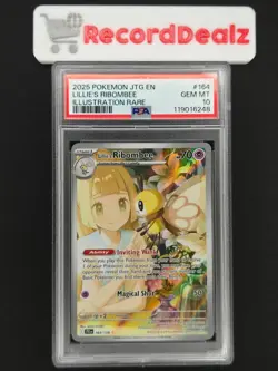 PSA 10 | Lillie's Ribombee 164/159 | 2025 SV09: Journey Together | Pokemon Card - Image 1