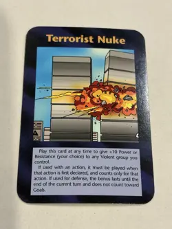 Illuminati New World Order INWO Card Game TERRORIST NUKE - Image 1