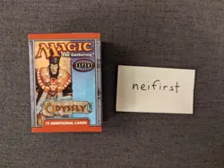 Magic: the Gathering (MTG) ODYSSEY STARTER DECK BOX (2001) **EMPTY** - Image 1