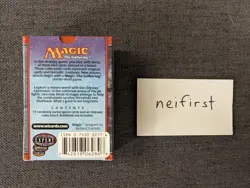 Magic: the Gathering (MTG) ODYSSEY STARTER DECK BOX (2001) **EMPTY** - Image 2