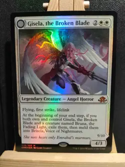 Gisela, the Broken Blade FOIL - Eldritch Moon - Mythic - NM to LP (see pics) MTG - Image 1