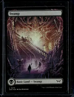 Swamp - 274 - Foil - DSK - NM - MTG Magic the Gathering - Image 1