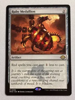 Ruby Medallion - Modern Horizons 3 - LP MTG - Image 1