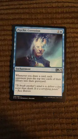 Magic: the Gathering / MtG Psychic Corrosion x1 M19 - Image 1