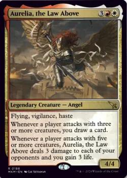 MTG Aurelia, the Law Above Normal NM Murders at Karlov Manor Magic 188 - Image 1