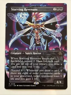 MTG The Lost Caverns of Ixalan Starving Revenant Borderless 0338 NM Rare - Image 1