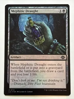 MTG The Lost Caverns of Ixalan Mephitic Draught Foil 0112 NM - Image 1