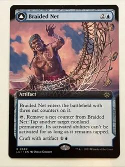 MTG The Lost Caverns of Ixalan Braided Net Extended Art 0360 NM Rare - Image 1