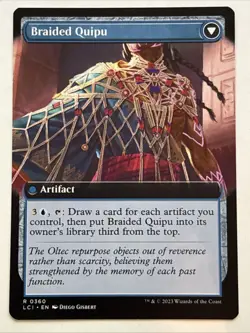 MTG The Lost Caverns of Ixalan Braided Net Extended Art 0360 NM Rare - Image 2