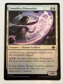 MTG The Lost Caverns of Ixalan Dauntless Dismantler Foil 0008 NM - Image 1