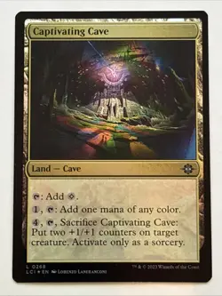 MTG The Lost Caverns of Ixalan Captivating Cave Foil 0268 NM - Image 1