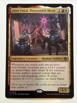MTG The Lost Caverns of Ixalan Anim Pakal, Thousandth Moon Foil 0223 NM Rare - Image 1