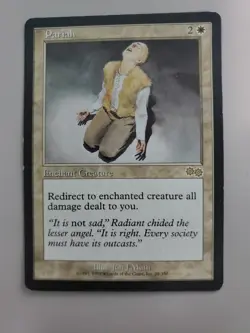 MTG Pariah Urza's Saga Regular Rare LP See Pictures And Description - Image 5