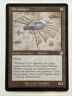 MTG The Brothers' War: Retro Frame Artifacts Ornithopter Schematic NM - Image 1