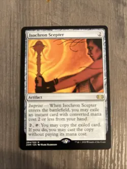 2020 Magic the Gathering Isochron Scepter Artifact Double Masters Near Mint - Image 1