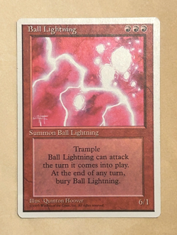 Ball Lightning MTG 4th Edition Near Mint (NM) Magic the Gathering (4) - Image 1
