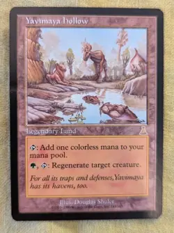 Yavimaya Hollow Urza's Destiny MTG - Lightly Played, Slight Dent - Regular Rare - Image 1