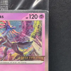 Xerneas 064/132 SEALED Pokemon Mega Evolution Stamped Promo Best Buy Holo Card - Image 4