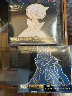Mega Evolution Gardevoir + Lucario ETB Elite Trainer Box Pokemon Center - Image 1