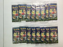 2019 Pokemon General Mills Sealed x16 Packs Kanto Original Wrappers - Image 1