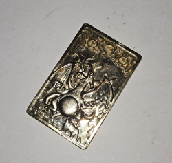 1999 Pokemon 23k Gold Plated Charizard Card Burger King Promo - Loose - Image 1