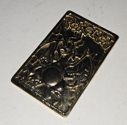 1999 Pokemon 23k Gold Plated Charizard Card Burger King Promo - Loose - Image 2