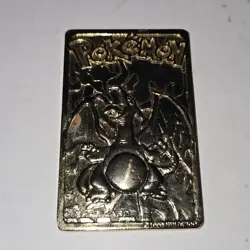 1999 Pokemon 23k Gold Plated Charizard Card Burger King Promo - Loose - Image 3