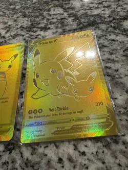 Pokemon Celebrations Pikachu V & PokeBall Gold Promos SWSH145 SWSH146 - Image 3