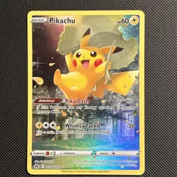 Pikachu Full Art GG30/GG70 Crown Zenith Galarian Gallery Pokemon 2023 NM - Image 1