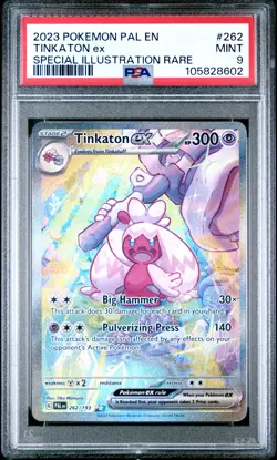 2023 POKEMON PAL EN-PALDEA EVOLVED SPECIAL ILLUSTRATION RARE TINKATON EX PSA 9 - Image 1