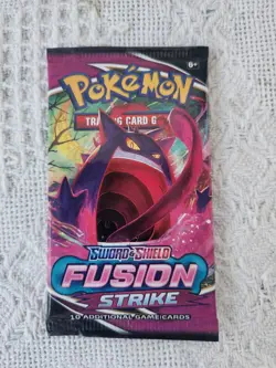1X Fusion Strike Booster Pack Pokemon SWSH08 Factory Sealed English 820650809163 - Image 1