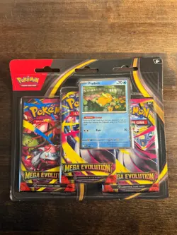 Pokemon Mega Evolution 3 Pack - Blister Factory Sealed (Psyduck) - Image 1