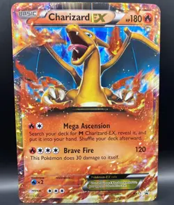 Pokemon Charizard EX XY17 JUMBO Black Star Promo HP - Image 1